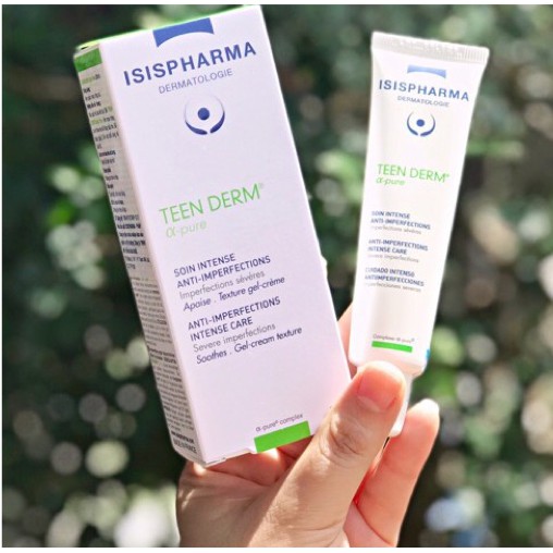 Kem Hỗ Trợ Giảm Mụn ISIS Teen derm Alpha Pure 30ml - Giải Pháp Hiệu Quả Cho Da Mụn, An Toàn Cho Tất Cả Các Loại Da