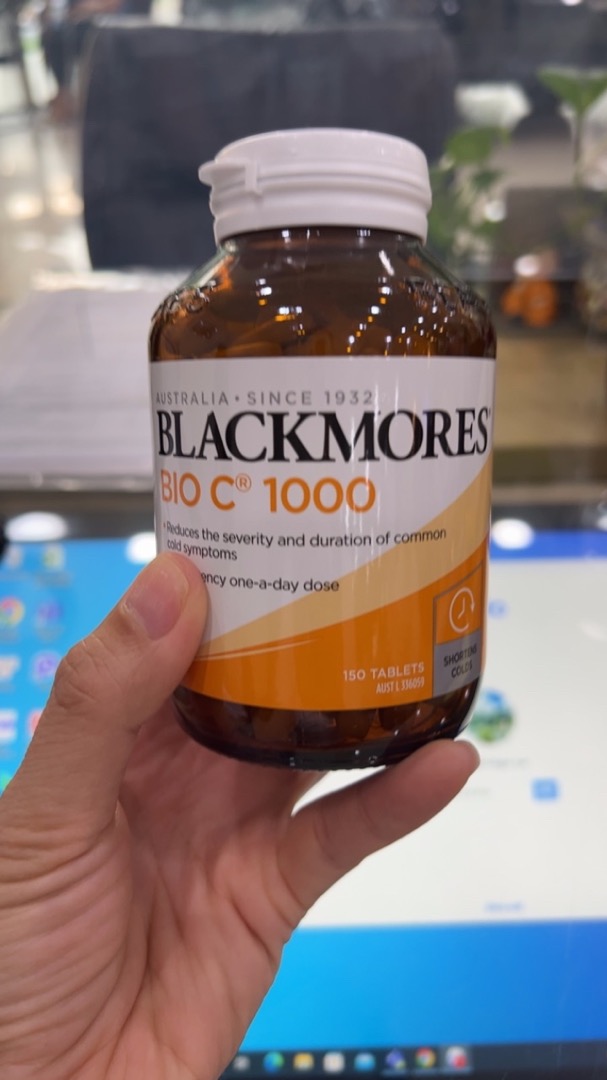 Viên uống bổ sung Vitamin C Blackmores Bio C 1000mg - Hỗ trợ sức đề kháng, làm đẹp da, 62 viên, sản phẩm chính hãng từ Úc