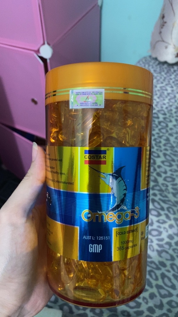 Dầu cá Omega 3 Costar Úc 1000mg - Viên bổ sung EPA, DHA hỗ trợ sức khỏe tim mạch và thị lực, 100 viên dễ uống