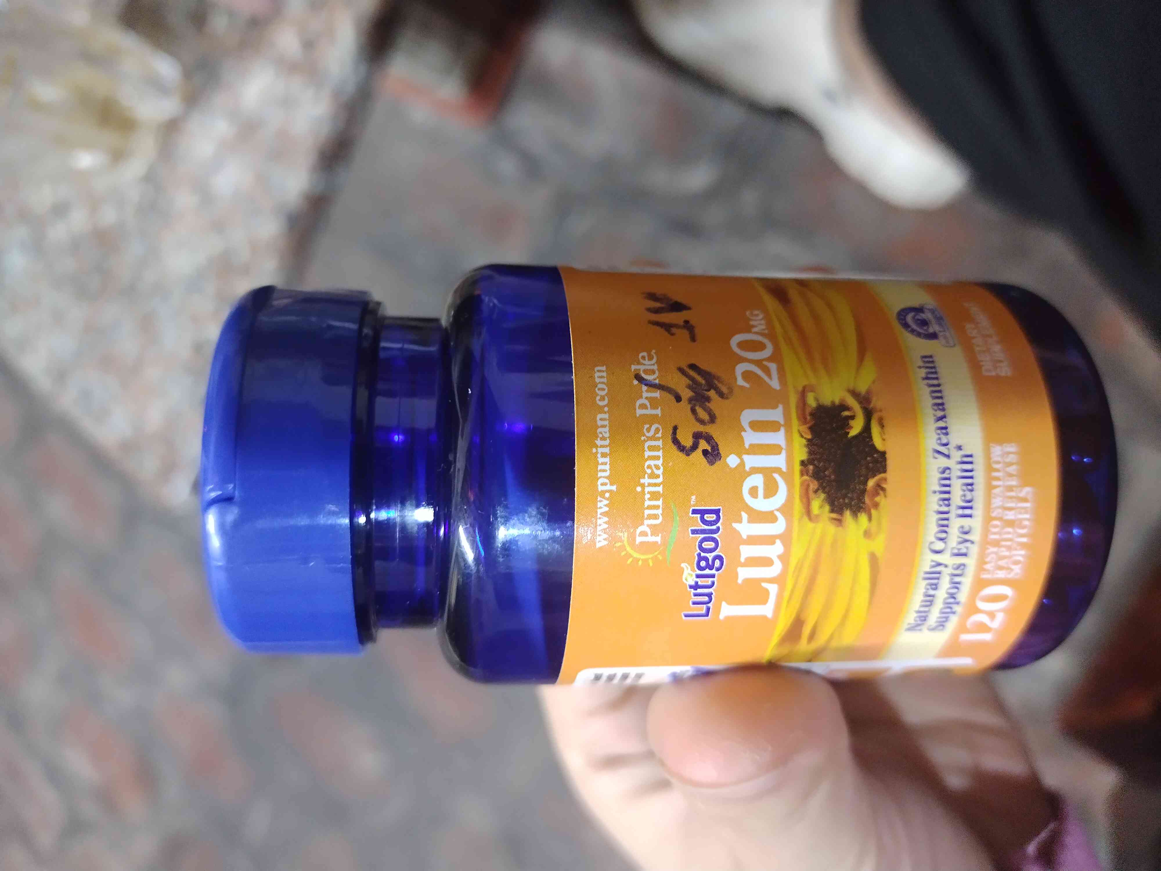 Viên Uống Bổ Mắt Lutein 20mg Puritan's Pride - Hỗ Trợ Khỏe Mắt, Bảo Vệ Mắt Khỏi Tác Nhân Có Hại, 60 Viên Mỹ