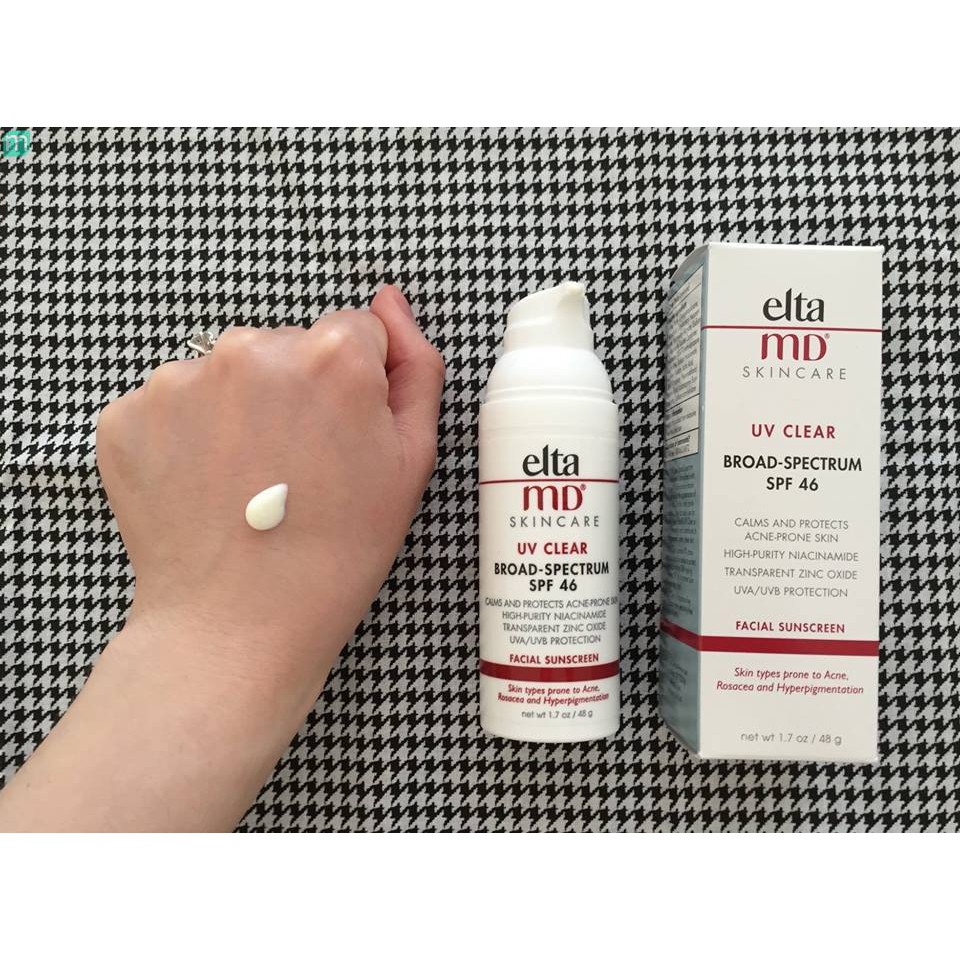 Kem Chống Nắng EltaMD UV Clear SPF 46 - Giúp Sáng Làn Da, Giảm Mụn và Kích Ứng, Phù Hợp Cho Da Nhạy Cảm