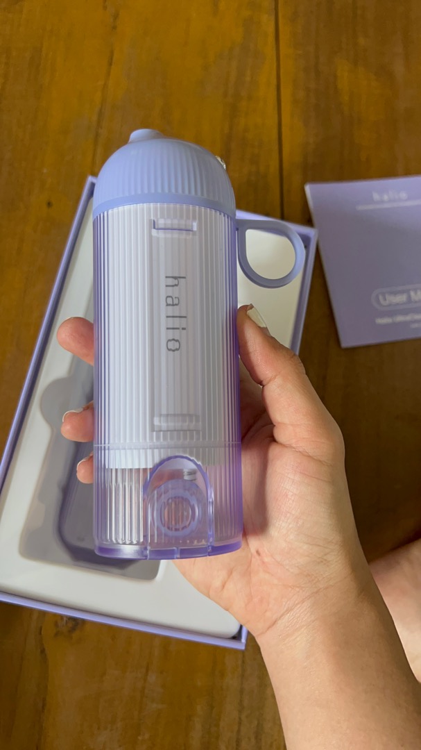 Máy tăm nước cầm tay Halio UltraClean Oral Irrigator Periwinkle - Loại bỏ 99% mảng bám thức ăn, bảo vệ sức khỏe răng miệng