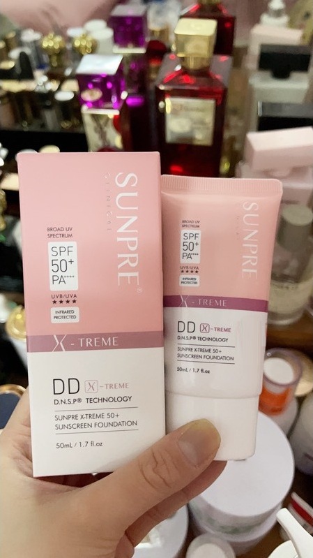 Kem Chống Nắng SUNPRE Mona Frema DD X-Treme SPF 50+ PA++++ - Bảo Vệ Da Toàn Diện, Dưỡng Ẩm Và Che Khuyết Điểm nhẹ