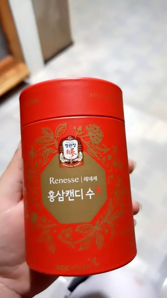 Kẹo Hồng Sâm KGC Cheong Kwan Jang Renesse 120g - Bổ Dưỡng Từ Tinh Chất Hồng Sâm 6 Năm Tuổi, Hỗ Trợ Năng Lượng & Sức Khỏe