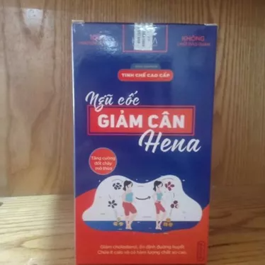 Bột Ngũ Cốc Hena Không Đường Giảm Cân - Hỗ Trợ Kiểm Soát Cân Nặng và Làm Đẹp Da Từ Nguyên Liệu Hữu Cơ 500g
