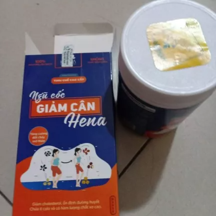 Bột Ngũ Cốc Hena Không Đường Giảm Cân - Hỗ Trợ Kiểm Soát Cân Nặng và Làm Đẹp Da Từ Nguyên Liệu Hữu Cơ 500g