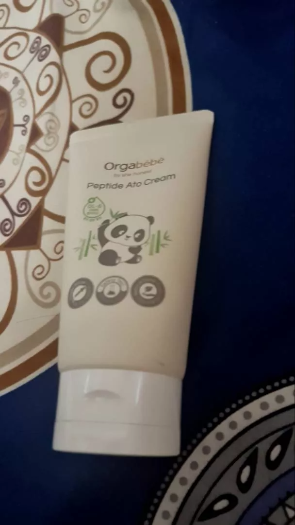 Kem Dưỡng Ẩm Orgabebe Peptide Ato Cream - Hỗ Trợ Giảm Hăm Tã An Toàn cho Trẻ Sơ Sinh và Phụ Nữ Mang Thai, Chứng Nhận Organic 100%