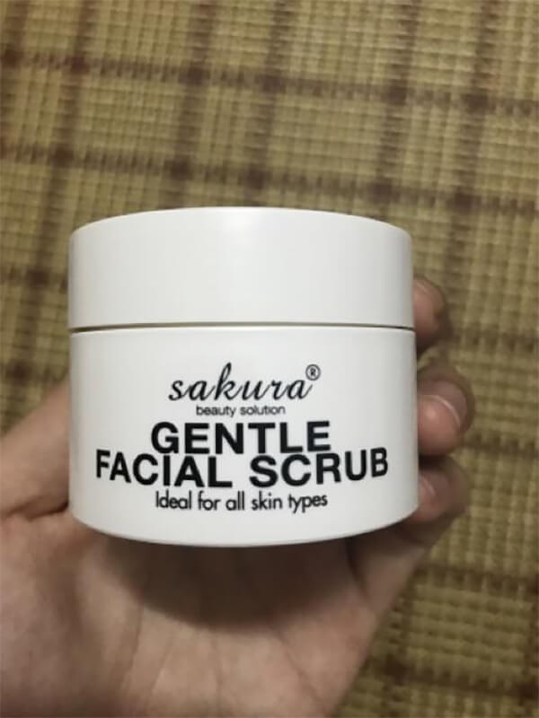 Tẩy Da Chết Sakura Gentle Facial Scrub 30g - Chăm Sóc Da Mặt An Toàn, Hiệu Quả Từ Nhật Bản, Thông Thoáng Lỗ Chân Lông