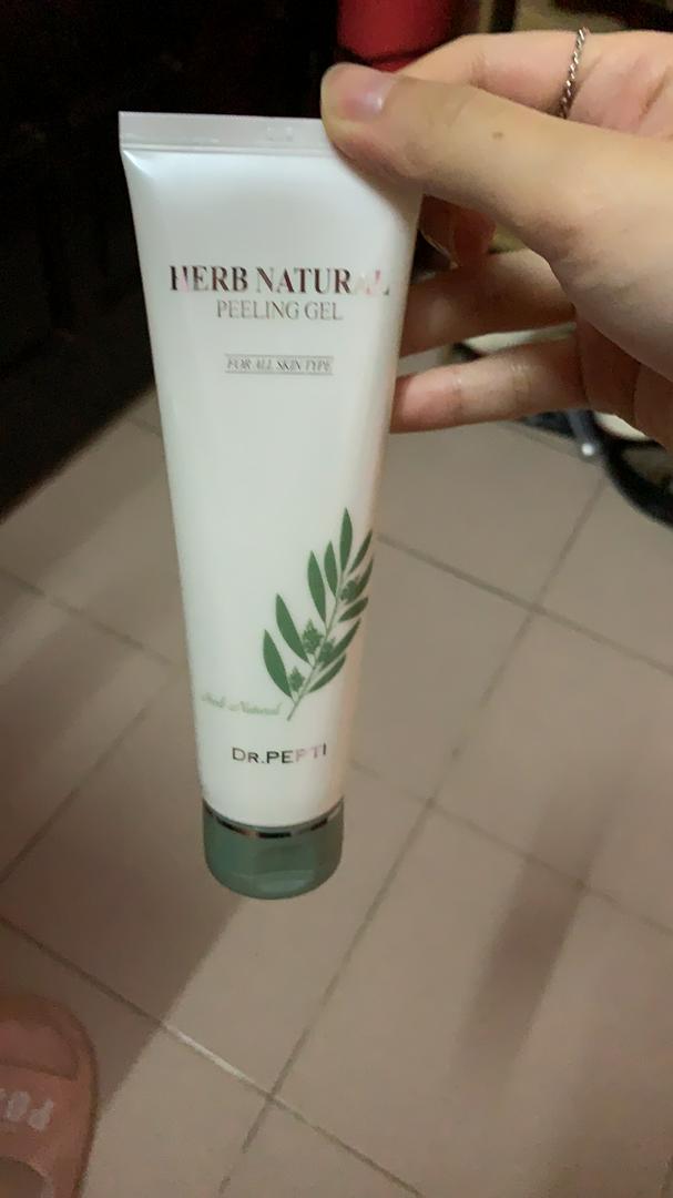 Tẩy Da Chết Dr.Pepti Herb Natural Peeling Gel 130ml - Gel Tẩy Tế Bào Chết Mềm Mịn, Đặc Trị Da Yếu, Tái Tạo Da Mới Từ Thiên Nhiên