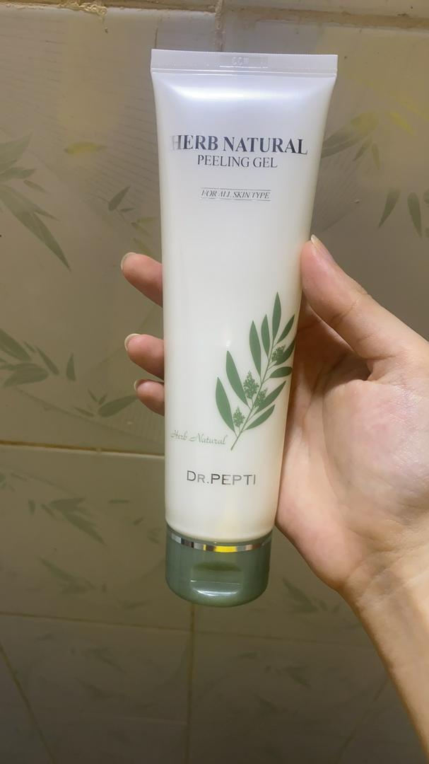 Tẩy Da Chết Dr.Pepti Herb Natural Peeling Gel 130ml - Gel Tẩy Tế Bào Chết Mềm Mịn, Đặc Trị Da Yếu, Tái Tạo Da Mới Từ Thiên Nhiên