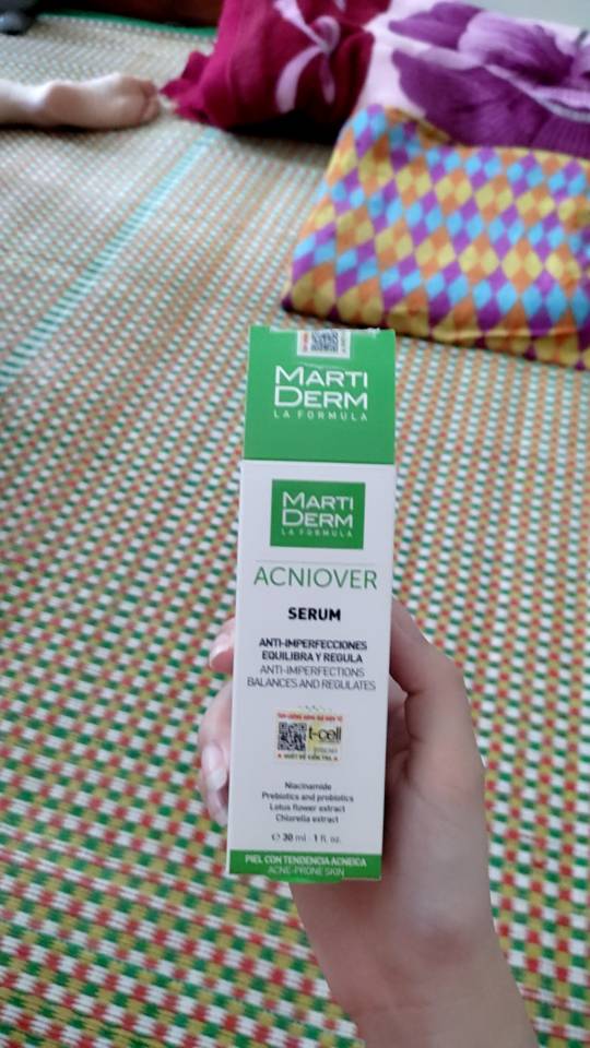 Serum MartiDerm Acniover 30ml - Hỗ trợ giảm mụn, kiểm soát dầu, làm sáng da, giảm thâm cho da dầu mụn hiệu quả