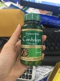 Đông Trùng Hạ Thảo Puritan's Pride 750mg - Thực Phẩm Chức Năng Tăng Cường Sức Khỏe, Hỗ Trợ Sinh Lý Nam Nữ, Phục Hồi Năng Lượng