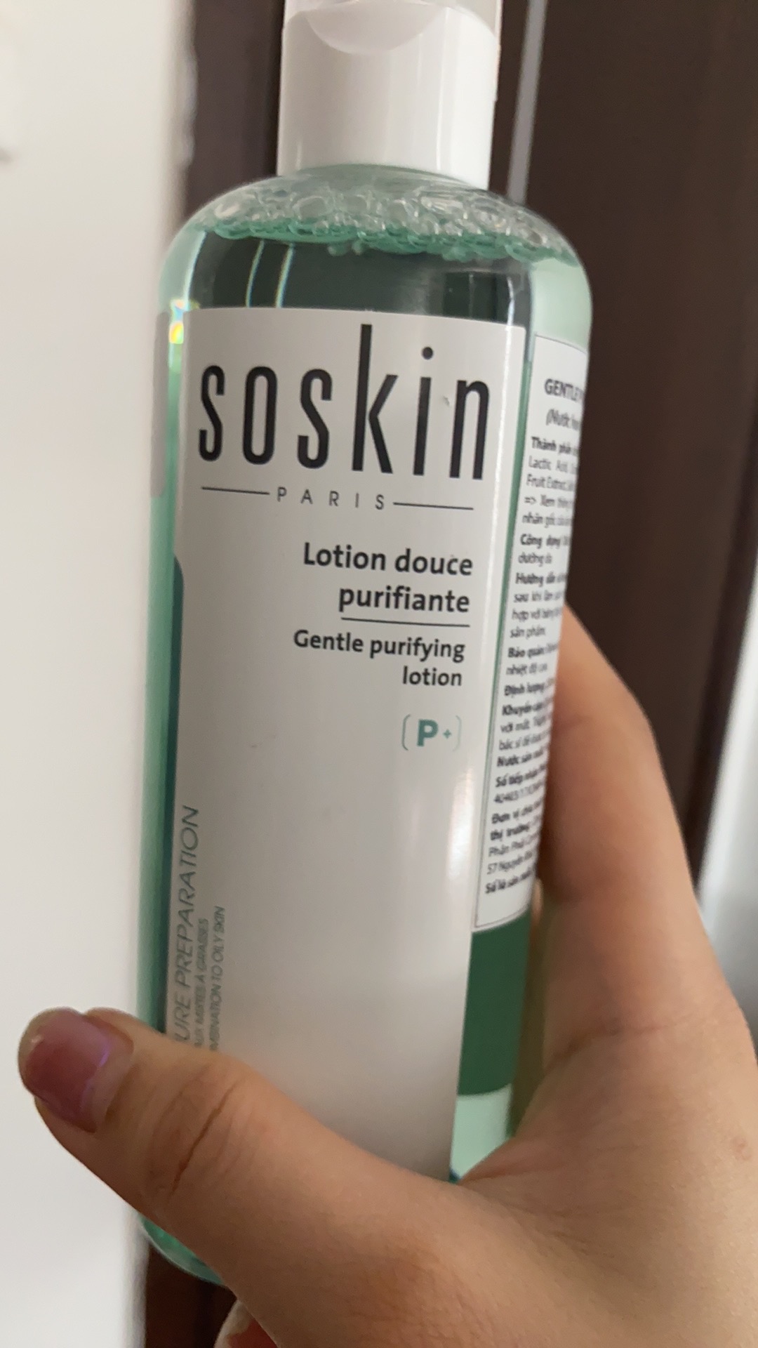 Nước Hoa Hồng Soskin Gentle Purifying Lotion 250ml - Dưỡng Da Mịn Màng, Se Khít Lỗ Chân Lông, Chăm Sóc Da Từ Pháp