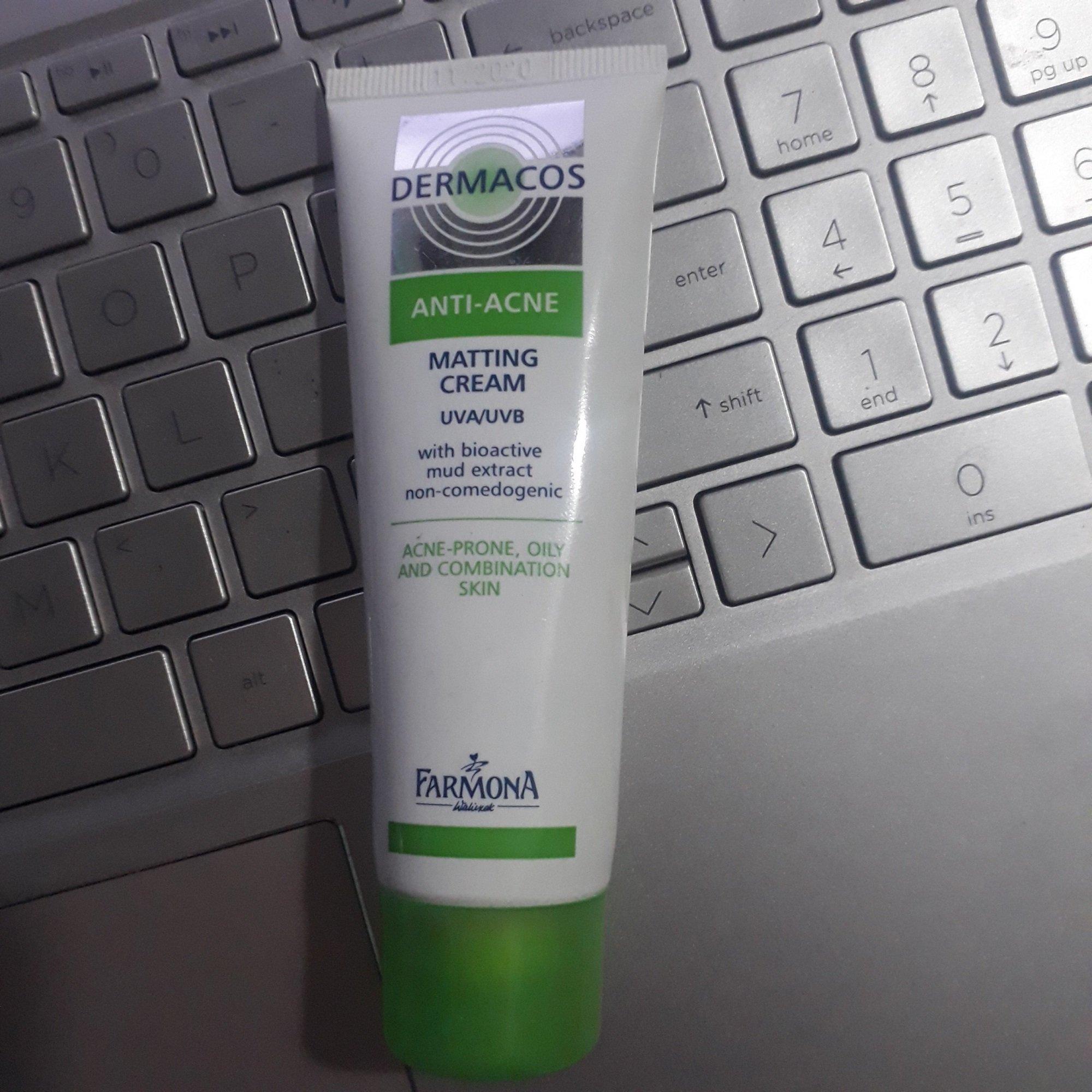 Kem Giảm Mụn Farmona Dermacos Anti Acne Matting Cream 50ml - Hỗ Trợ Điều Trị Mụn, Kháng Viêm, Giảm Bóng Nhờn Da