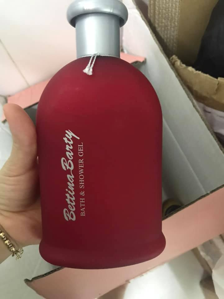 Sữa tắm Bettina Barty Gel Đức - Tinh dầu nước hoa cao cấp, dưỡng ẩm, lưu hương lâu, cho làn da mềm mại và tươi mới 500ml