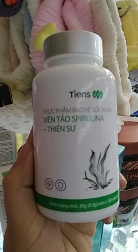 Viên tảo Spirulina Tiens 100 Viên - Hỗ Trợ Tăng Cường Miễn Dịch, Bổ Sung Dưỡng Chất Cho Cơ Thể, Đẹp Da, Nâng Cao Đề Kháng