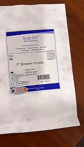 Miếng Dán Silicone Hỗ Trợ Xóa Mờ Sẹo Phẫu Thuật Ngực Rejuvaskin Scar FX Breast Circle - Tái Sử Dụng, Chăm Sóc Da Hiệu Quả