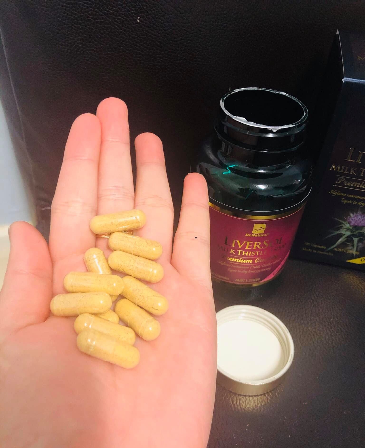Viên uống hỗ trợ chức năng gan Liversol Milk Thistle 35000 - Giúp bảo vệ và cải thiện sức khỏe gan tự nhiên, 60 viên/hộp