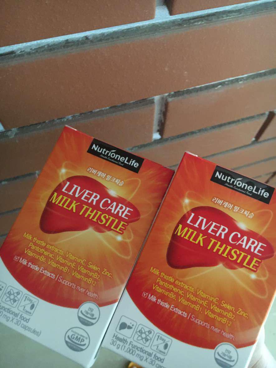 Viên uống bổ gan NutrioneLife Liver Care Milk Thistle - Hỗ trợ thanh lọc, chức năng gan và làm đẹp da, Hàn Quốc, 30 viên
