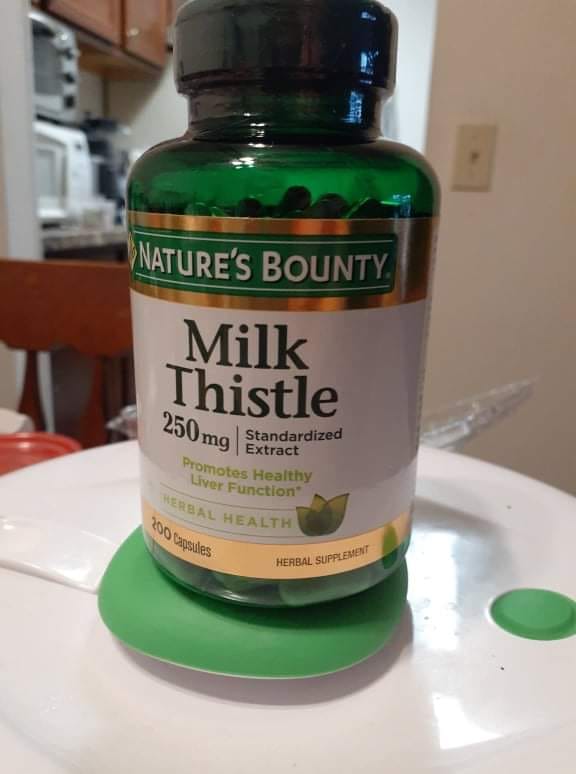 Viên uống hỗ trợ thải độc gan Nature’s Bounty Milk Thistle 250mg - Hộp 200 viên - Giải độc gan, phục hồi sức khỏe, hàng Mỹ