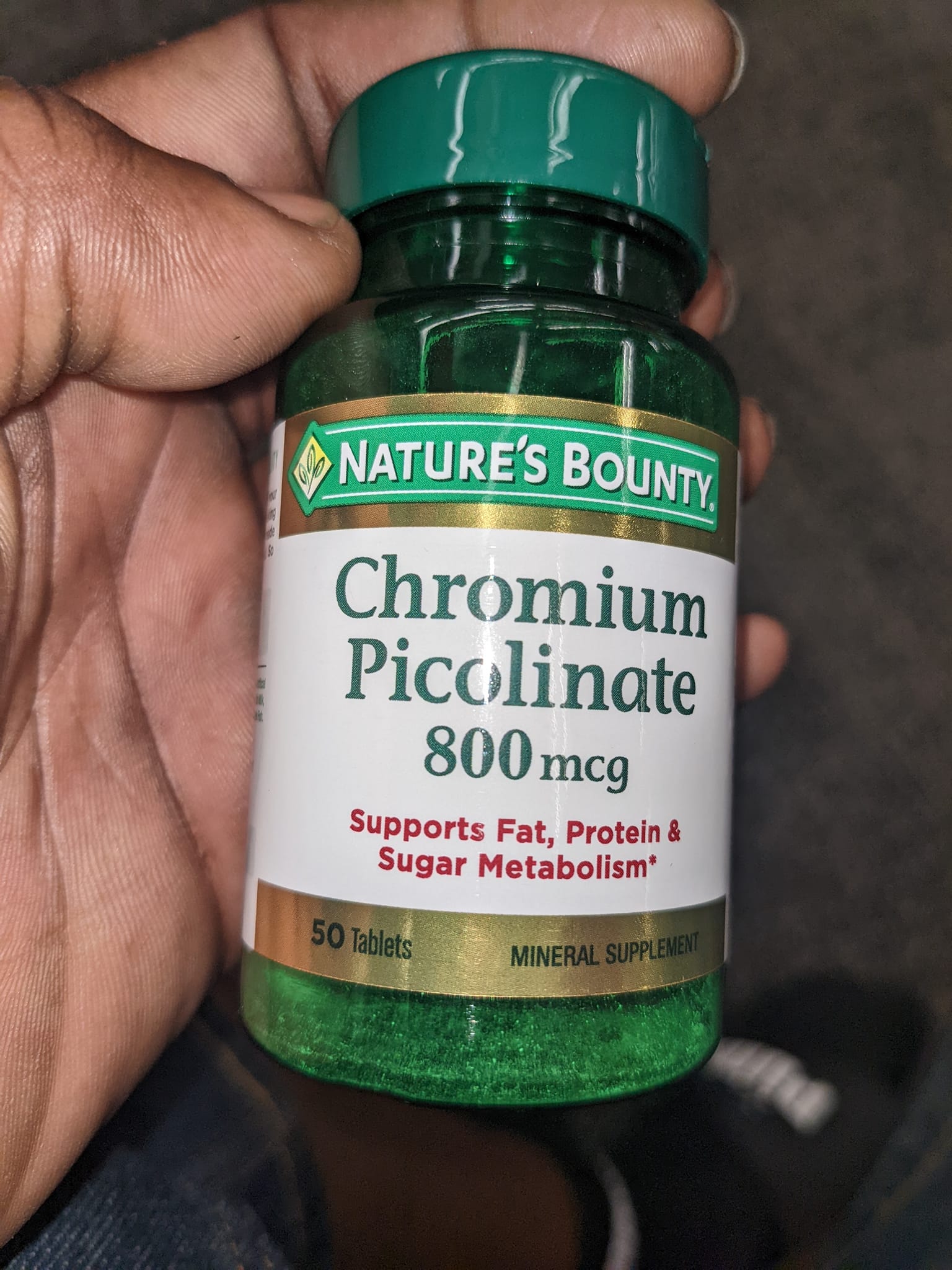 Viên uống Nature's Bounty Chromium Picolinate 800mcg - Hỗ trợ ổn định đường huyết, chiết xuất tự nhiên từ Mỹ, 100% chính hãng