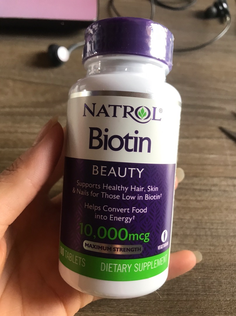 Viên Uống Mọc Tóc Natrol Biotin 10000 mcg Mỹ - Hỗ Trợ Rụng Tóc, Tóc Khỏe Mạnh, 100 Viên, Vitamin B7 Hữu Ích