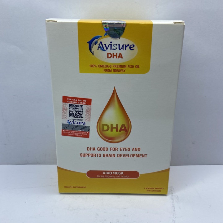 Viên Uống Bổ Sung DHA Avisure Cho Bà Bầu - Công Nghệ Vivomega Tinh Khiết, Giúp Mẹ Khỏe, Bé Thông Minh, Từ Nay Bền Vững Sức Khỏe