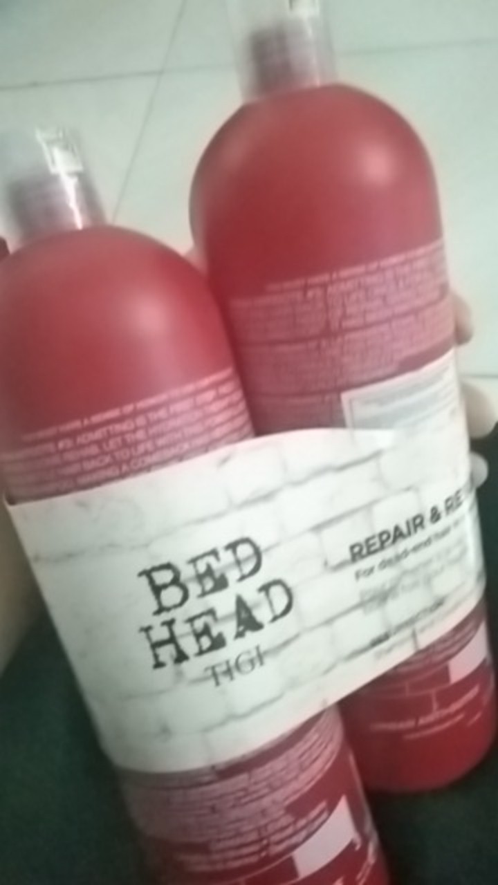 Dầu Gội Xả Tigi Bed Head Urban Antidotes Resurrection 750ml - Phục Hồi Tóc Hư Tổn, Giảm Tình Trạng Tóc Xỉn Màu, Mềm Mượt
