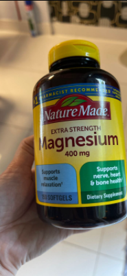 Viên uống Magie Nature Made 400mg - Hỗ trợ sức khỏe xương, cơ bắp và thần kinh, sản phẩm bổ sung thiên nhiên 150 viên