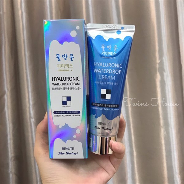 Kem Dưỡng Ẩm Melasma-X Hyaluronic Water Drop Cream 80ml - Cung Cấp Độ Ẩm Hoàn Hảo Cho Da, Hỗ Trợ Dưỡng Trắng, Làm Sáng Da Tự Nhiên