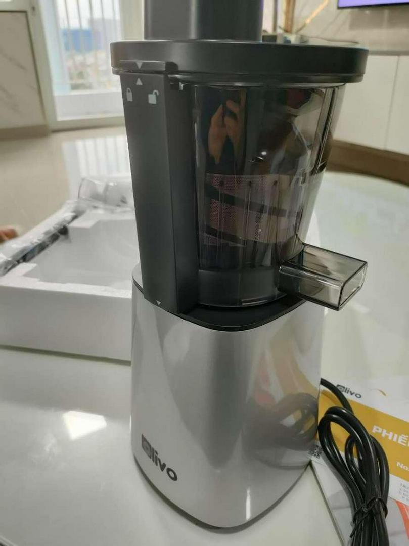 Máy Ép Chậm Olivo SJ210 - Ép Kiệt Bã 97% Với Công Suất 200W, Tốc Độ 40 Vòng/Phút, Lưới Lọc Tiện Lợi для Rau Củ, Trái Cây
