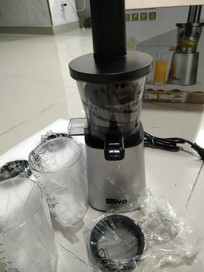 Máy Ép Chậm Olivo SJ210 - Ép Kiệt Bã 97% Với Công Suất 200W, Tốc Độ 40 Vòng/Phút, Lưới Lọc Tiện Lợi для Rau Củ, Trái Cây