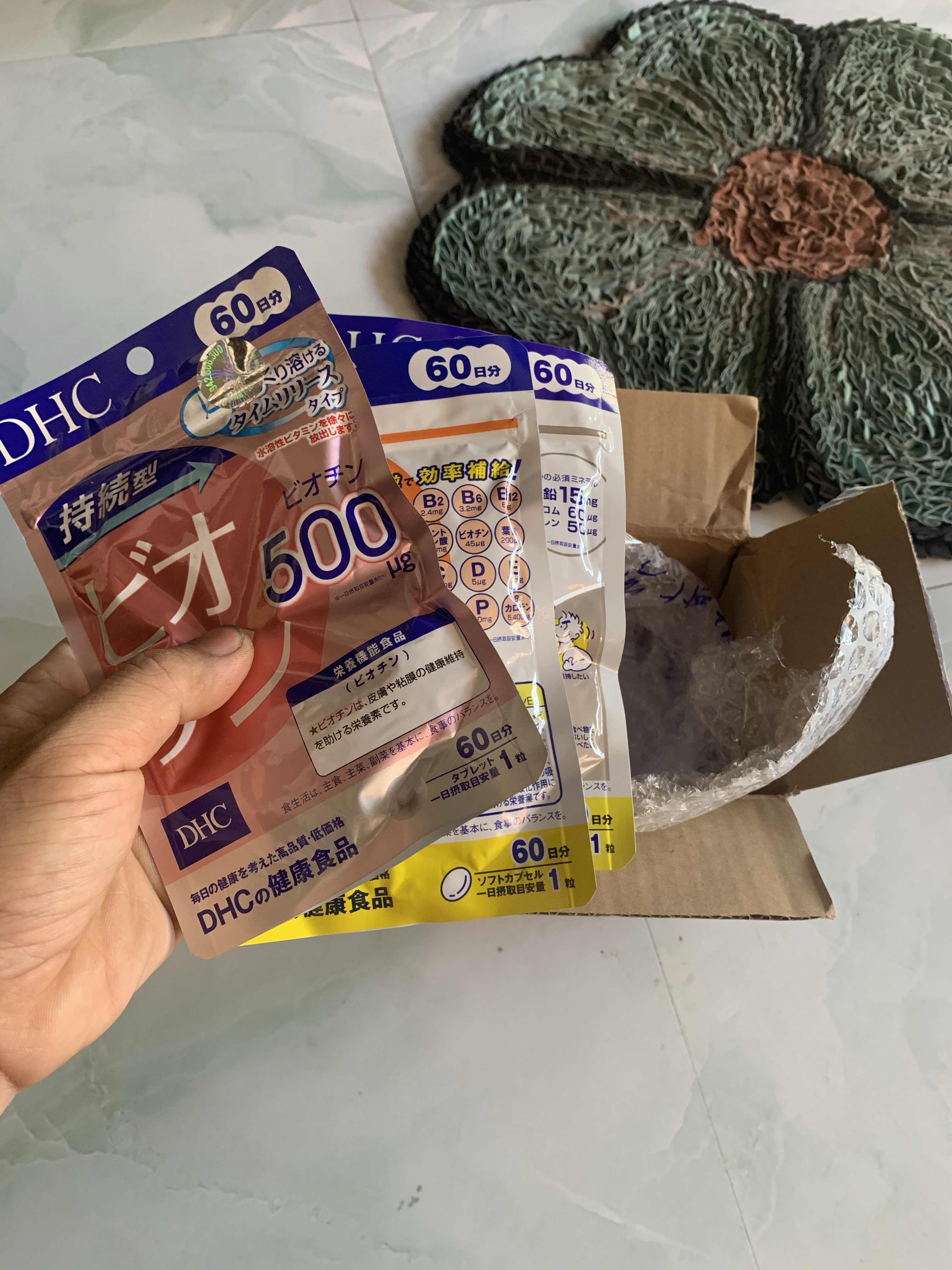 Viên uống bổ sung kẽm DHC Zinc Nhật Bản 60 viên - Tăng cường sức khỏe, làm đẹp da, hỗ trợ dị ứng và mụn hiệu quả