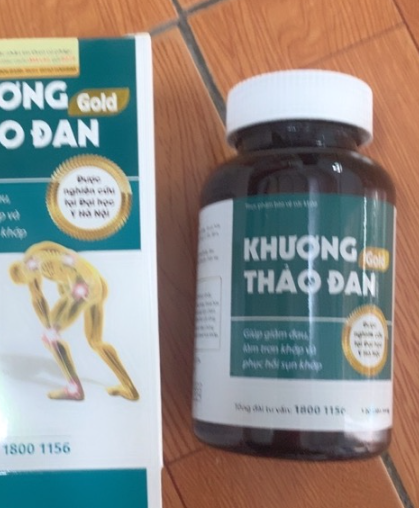 Khương Thảo Đan Gold - Viên uống hỗ trợ xương khớp tự nhiên, 30 viên, tăng cường chức năng và giảm đau khớp.