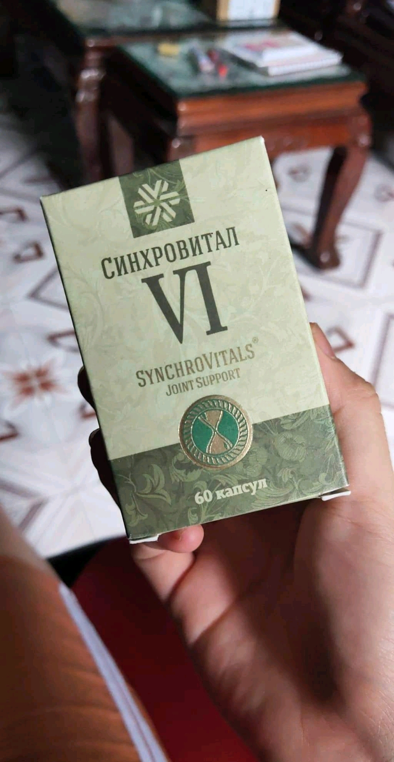 Viên uống hỗ trợ xương khớp Synchrovitals VI Siberian Health 60 viên - Tăng cường linh hoạt và giảm đau nhức khớp gối hiệu quả