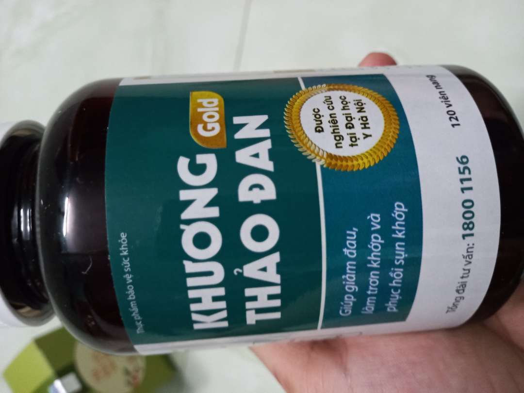Khương Thảo Đan Gold - Viên uống hỗ trợ xương khớp tự nhiên, 30 viên, tăng cường chức năng và giảm đau khớp.