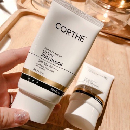 Kem Chống Nắng Corthe ULTra Sun BLock SPF50+ PA+++ - Bảo Vệ Da Tối Ưu, Thấm Nhanh, Không Để Lại Vệt Trắng, Phù Hợp Mọi Loại Da