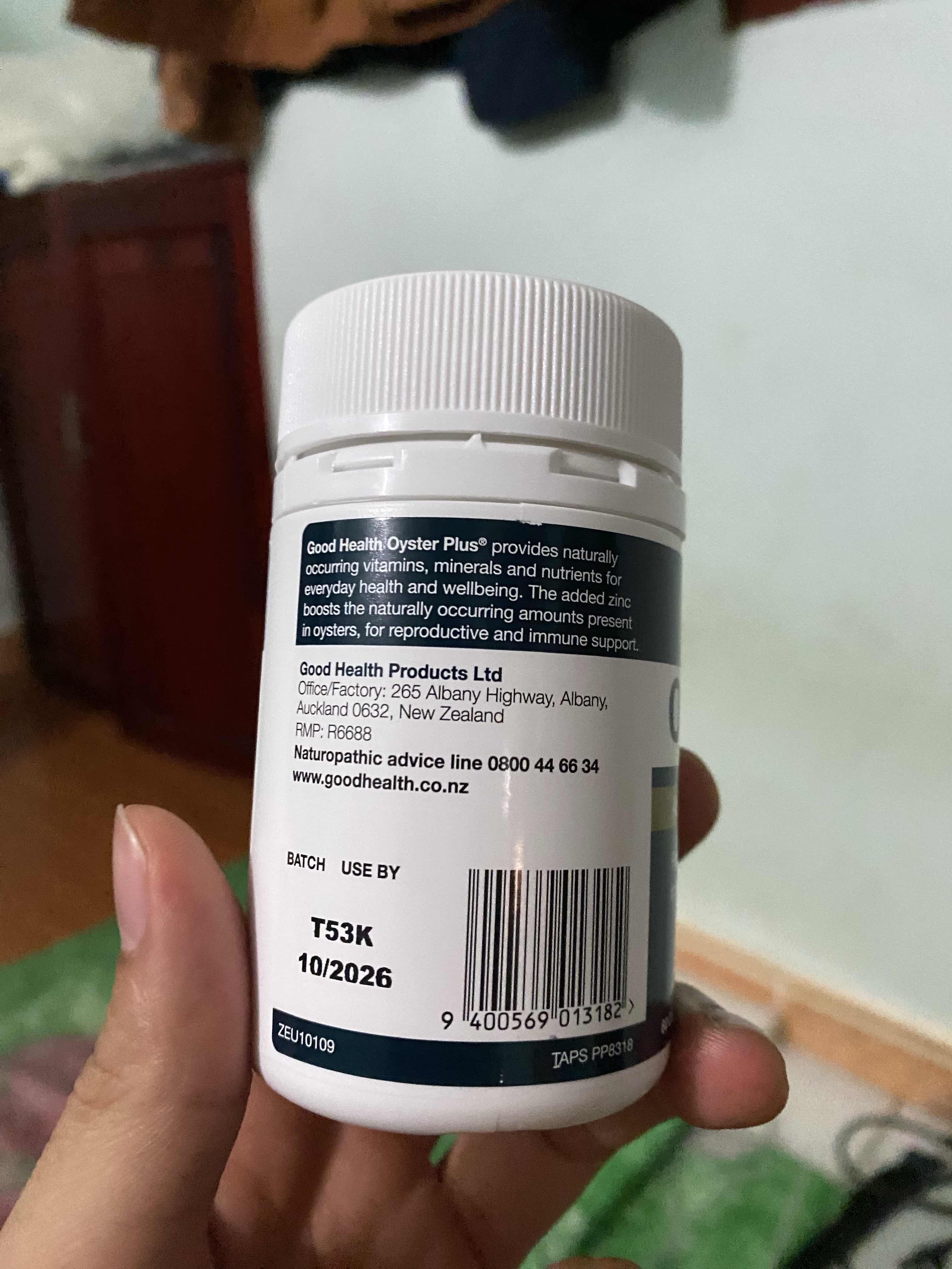 Tinh Chất Hàu Oyster Plus Goodhealth 60 Viên - Hỗ Trợ Sinh Lý Nam Giới, Chiết Xuất Từ Hàu Tự Nhiên, Sản Phẩm Chất Lượng New Zealand