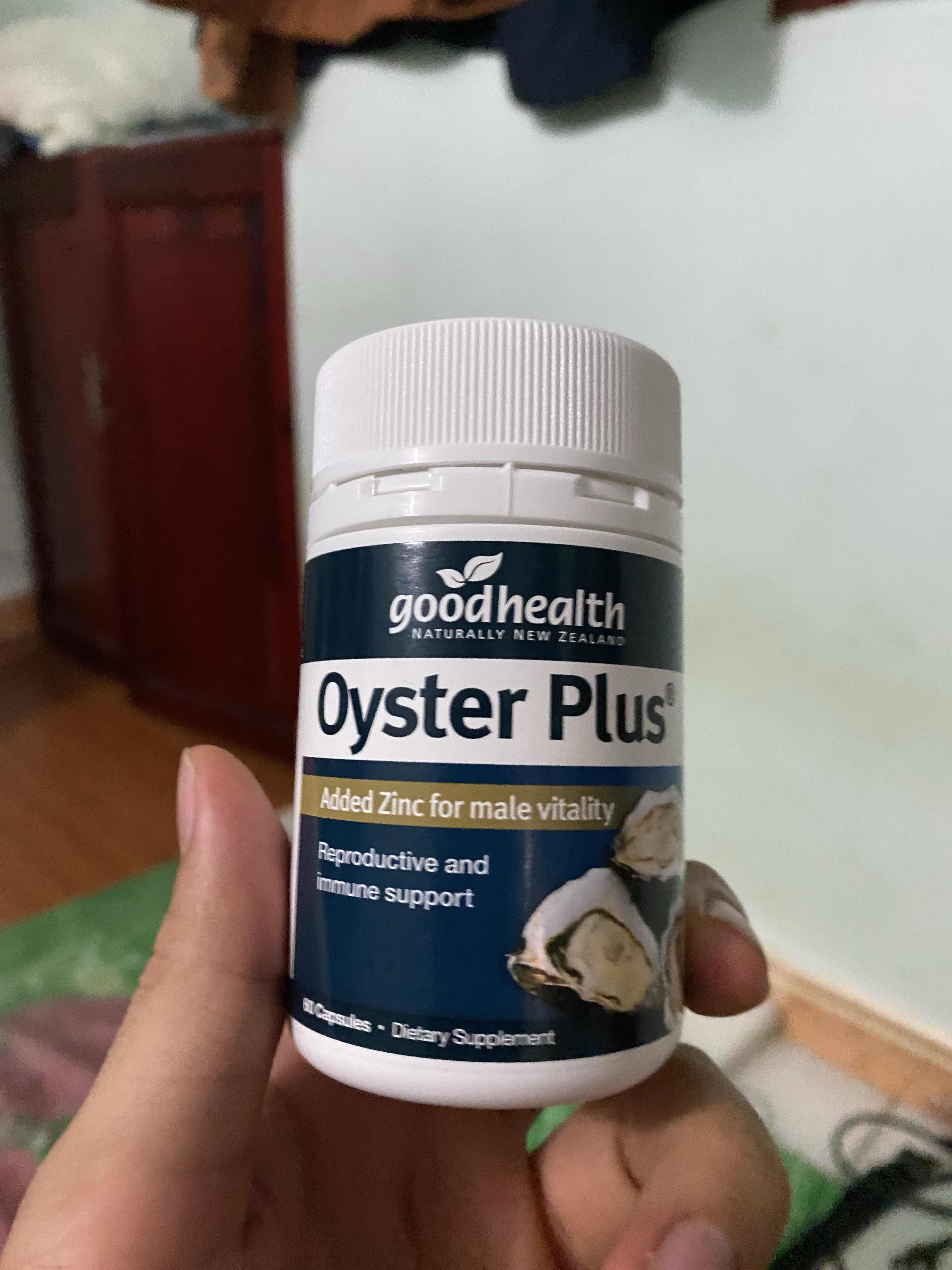 Tinh Chất Hàu Oyster Plus Goodhealth 60 Viên - Hỗ Trợ Sinh Lý Nam Giới, Chiết Xuất Từ Hàu Tự Nhiên, Sản Phẩm Chất Lượng New Zealand