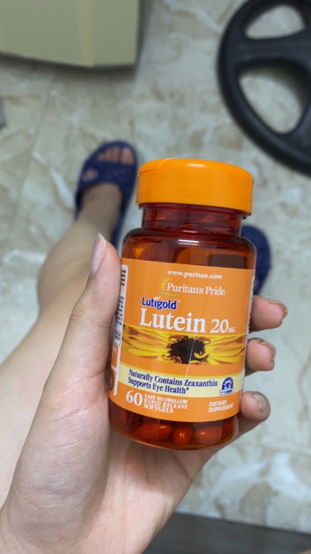 Viên Uống Bổ Mắt Lutein 20mg Puritan's Pride - Hỗ Trợ Khỏe Mắt, Bảo Vệ Mắt Khỏi Tác Nhân Có Hại, 60 Viên Mỹ