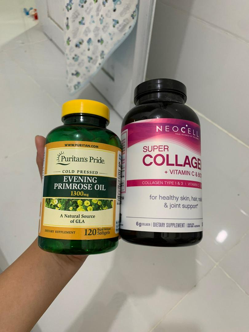 Tinh dầu hoa anh thảo Puritan's Pride Evening Primrose Oil 1300mg - Hỗ trợ làm đẹp da, tóc, ổn định nội tiết, 120 viên