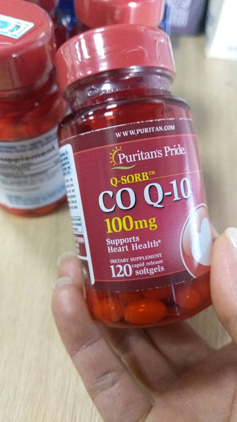 Viên uống Puritan's Pride CoQ10 100mg - Bổ sung năng lượng, hỗ trợ sức khỏe tim mạch, hàng nhập khẩu Mỹ, 60 viên.
