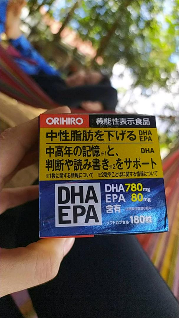 Viên uống bổ não DHA EPA Orihiro Nhật Bản 180 viên - Hỗ trợ trí nhớ, tốt cho mắt và não bộ, sản phẩm nội địa Nhật Bản chất lượng cao