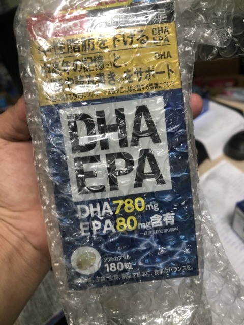 Viên uống bổ não DHA EPA Orihiro Nhật Bản 180 viên - Hỗ trợ trí nhớ, tốt cho mắt và não bộ, sản phẩm nội địa Nhật Bản chất lượng cao