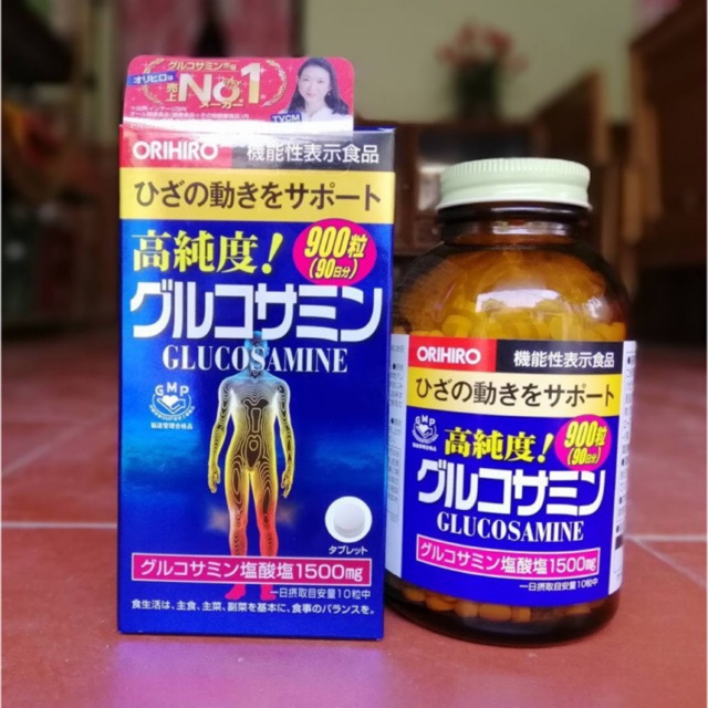 (Auth Nhật) Viên Uống Glucosamine Orihiro 1500mg Nhật Bản 950 Viên - Hỗ Trợ Xương Khớp Người Trưởng Thành
