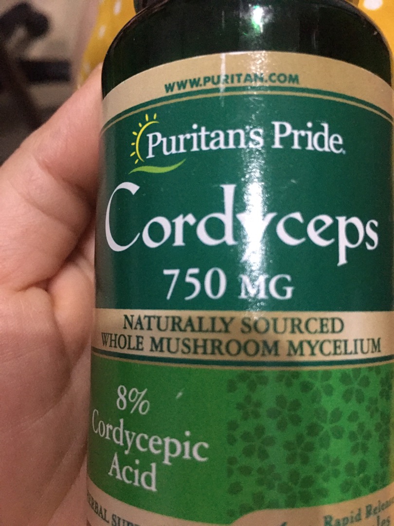 Đông Trùng Hạ Thảo Puritan's Pride 750mg - Thực Phẩm Chức Năng Tăng Cường Sức Khỏe, Hỗ Trợ Sinh Lý Nam Nữ, Phục Hồi Năng Lượng
