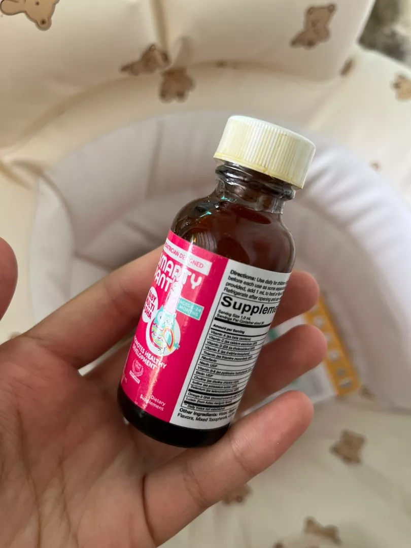 Siro Vitamin Tổng Hợp Smarty Pants Baby Multi & DHA - Hỗ Trợ Phát Triển Mắt và Não Cho Trẻ Từ 6 Tháng Tuổi