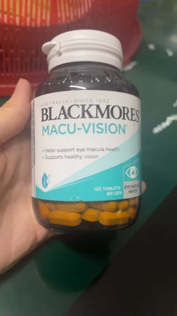 Viên uống Blackmores Macu-Vision chính hãng từ Úc - Bổ sung dinh dưỡng cho mắt khỏe mạnh, bảo vệ khỏi ánh sáng xanh, 150 viên