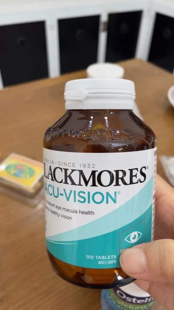 Viên uống Blackmores Macu-Vision chính hãng từ Úc - Bổ sung dinh dưỡng cho mắt khỏe mạnh, bảo vệ khỏi ánh sáng xanh, 150 viên