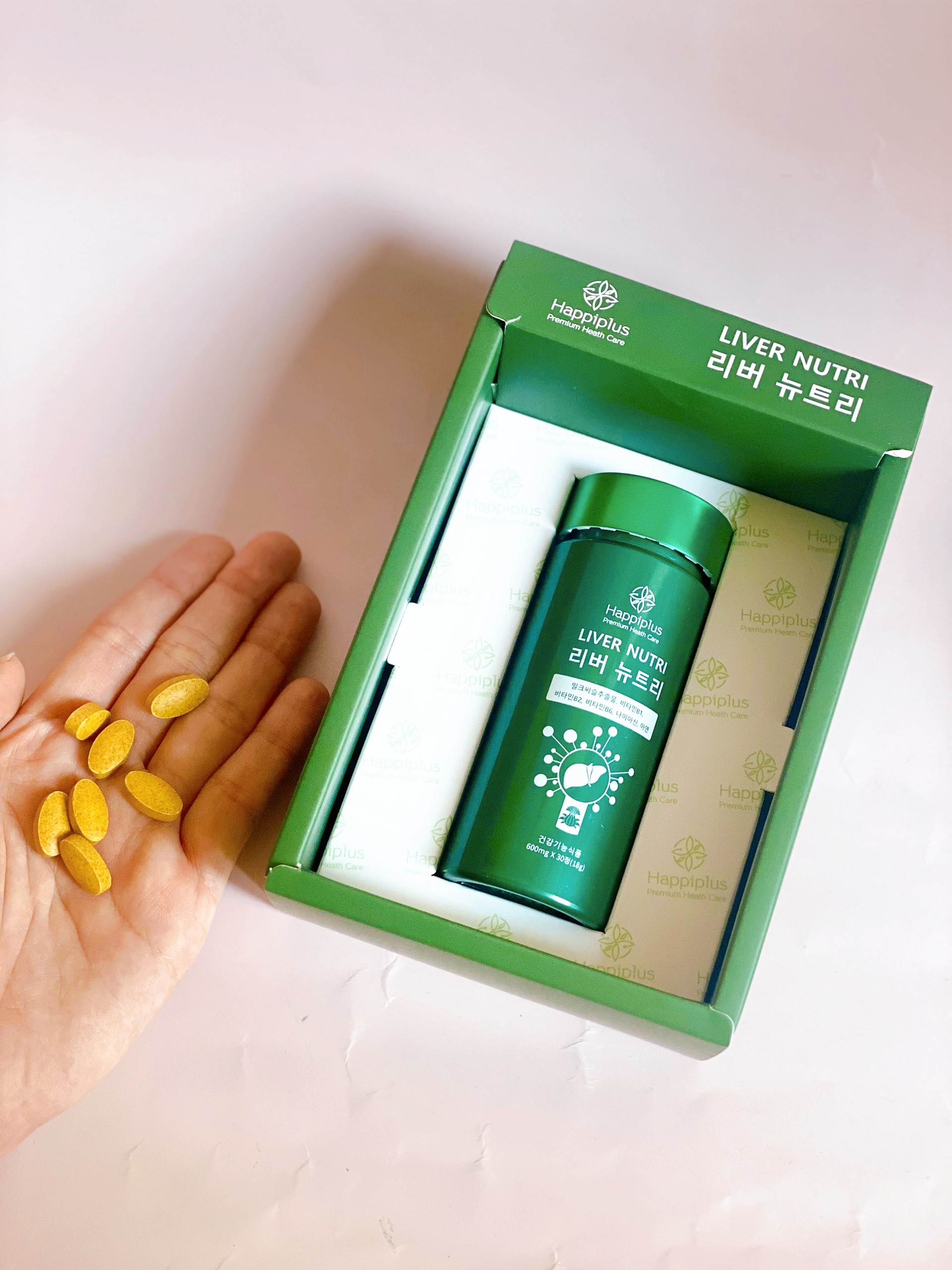 Viên Uống Hỗ Trợ Thanh Lọc Cơ Thể Liver Nutri Happiplus - Cải Thiện Da Trắng Sáng, Giảm Mụn, Chống Nắng Từ Bên Trong